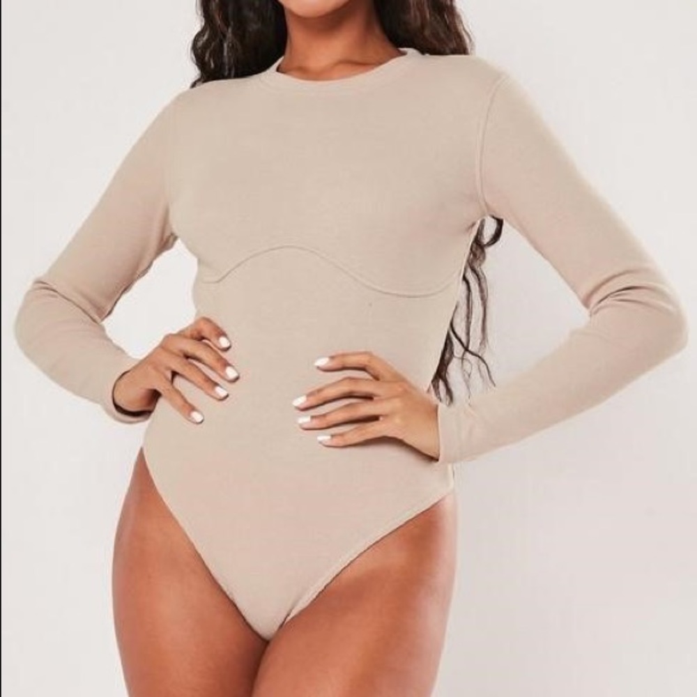NEW W/ TAGS Missguided Nude colored bodysuit